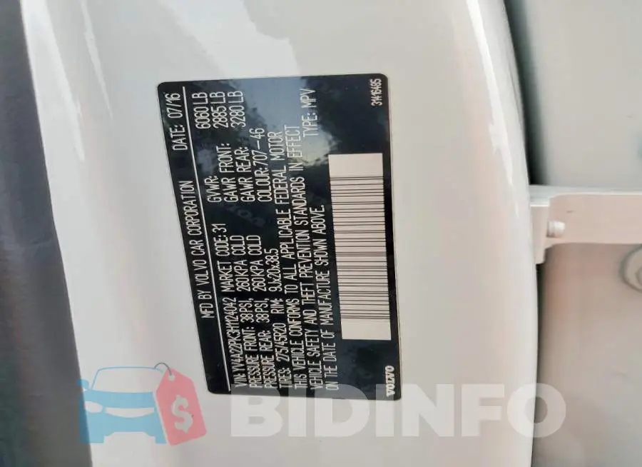 YV4A22PK3H1124042 Photo# 14