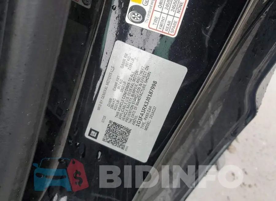 1G1FA1RX3J0187998 Photo# 12