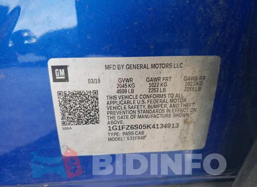 1G1FZ6S05K4134913 Photo# 14
