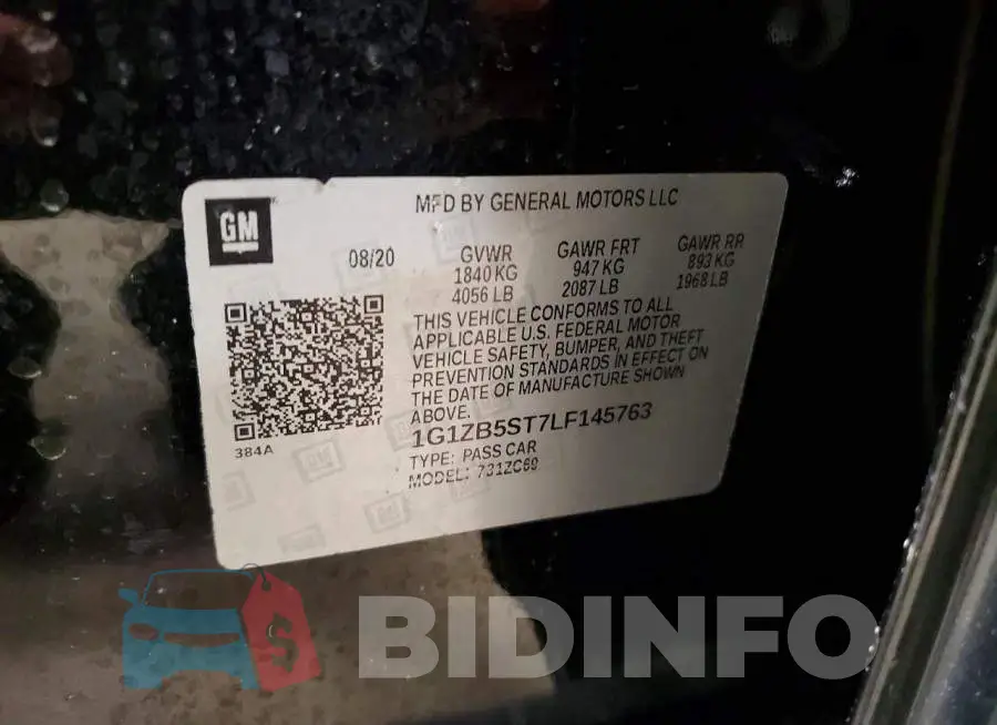 1G1ZB5ST7LF145763 Photo# 12