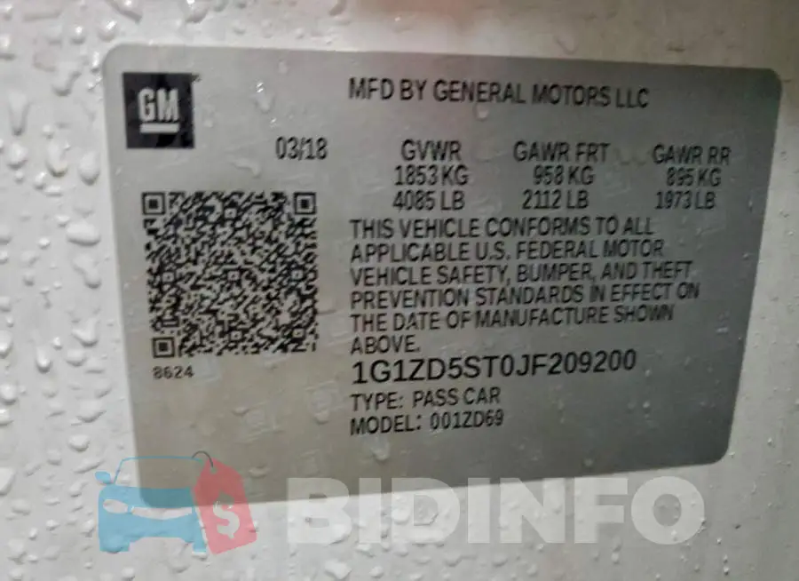1G1ZD5ST0JF209200 Photo# 12