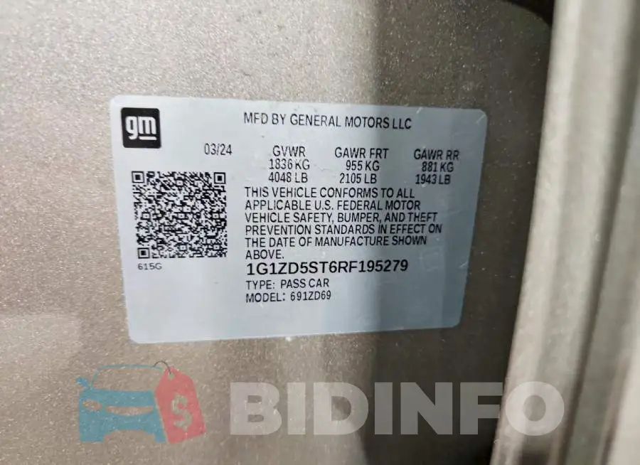 1G1ZD5ST6RF195279 Photo# 12