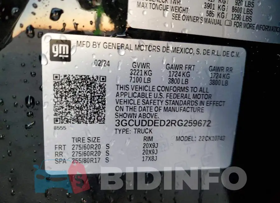 3GCUDDED2RG259672 Photo# 13