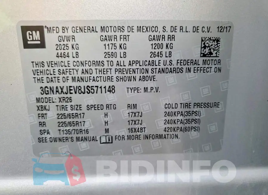 3GNAXJEV8JS571148 Photo# 12