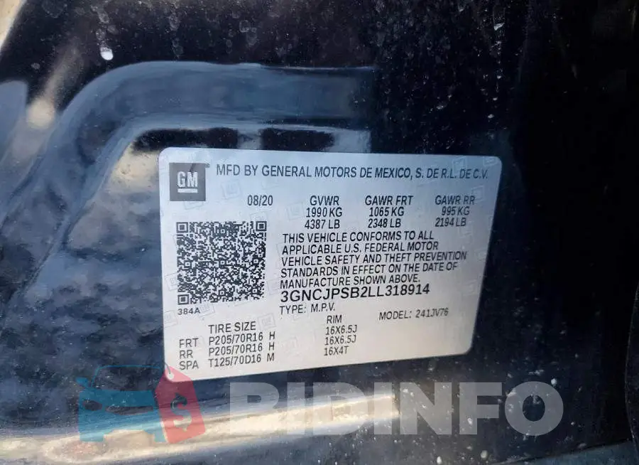 3GNCJPSB2LL318914 Photo# 13