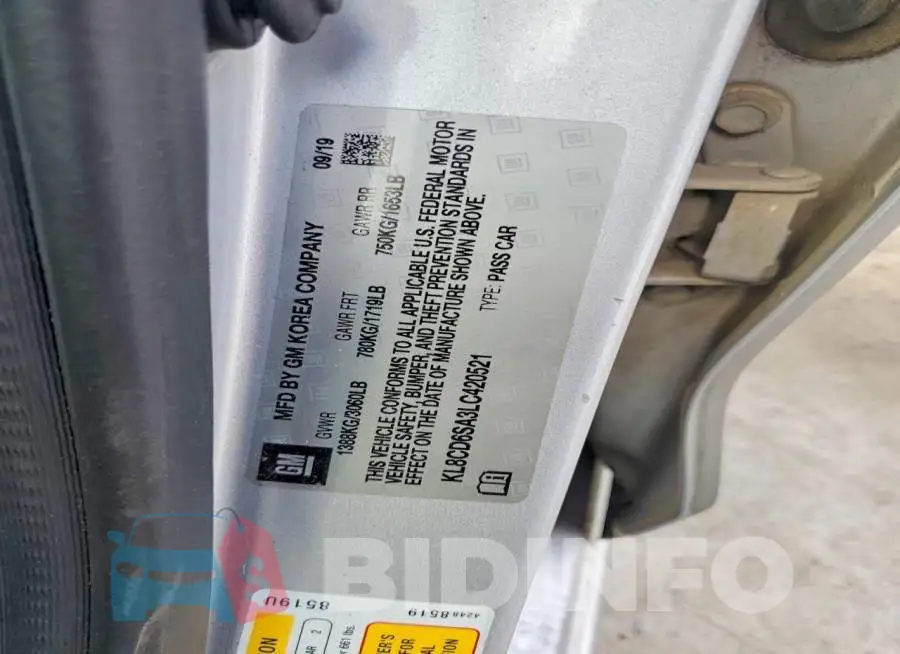 KL8CD6SA3LC420521 Photo# 12