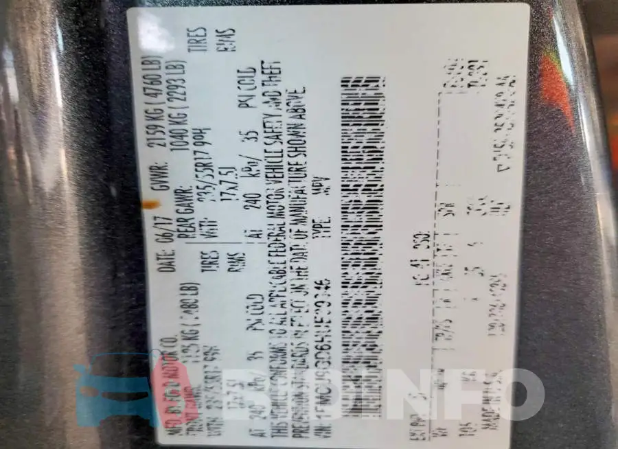 1FMCU9GD6HUE39346 Photo# 12