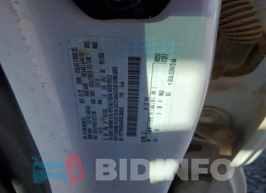 1FT7W2BA0PEC08830 Photo# 13