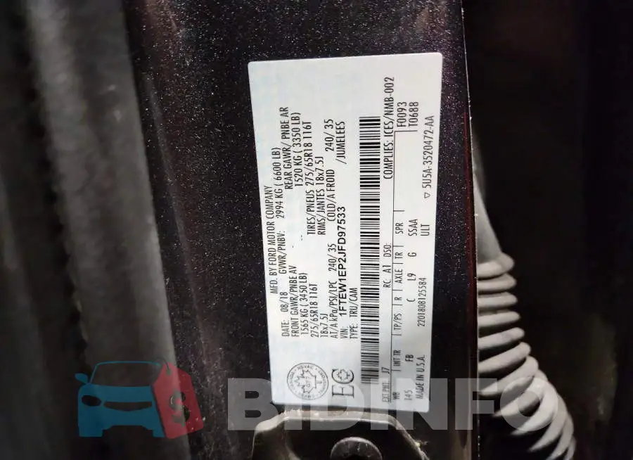 1FTEW1EP2JFD97533 Photo# 12