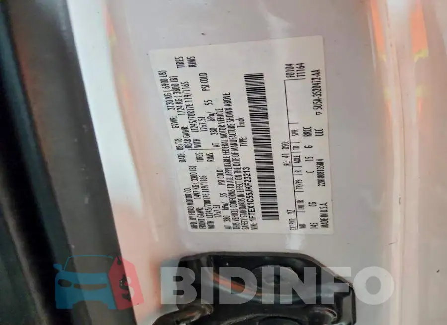 1FTEX1C55JKF23213 Photo# 12