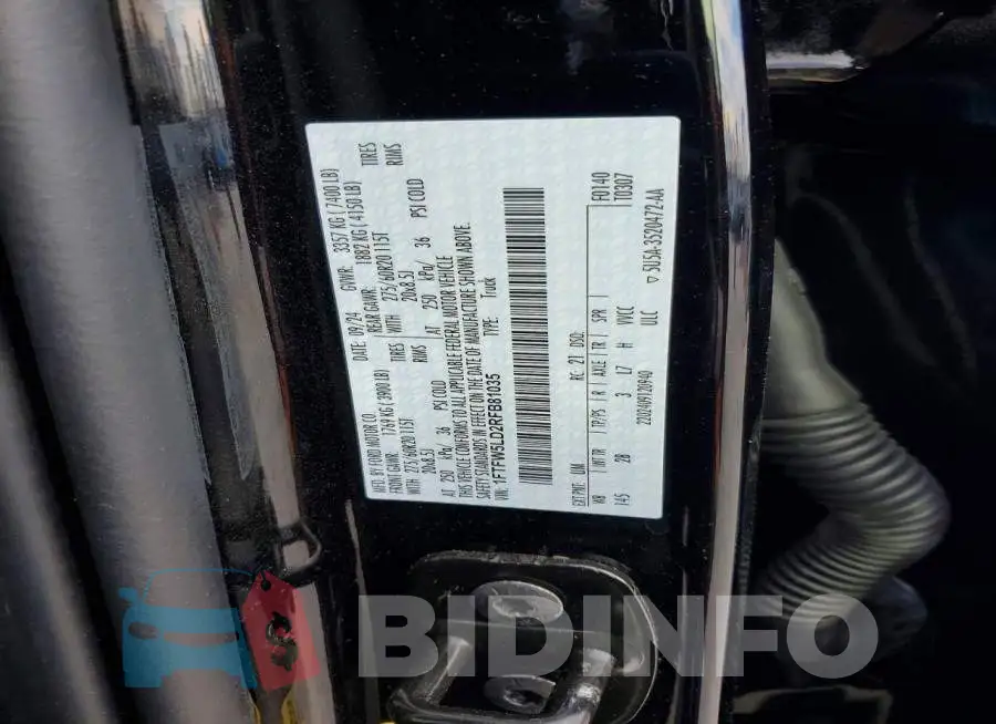 1FTFW5LD2RFB81035 Photo# 12