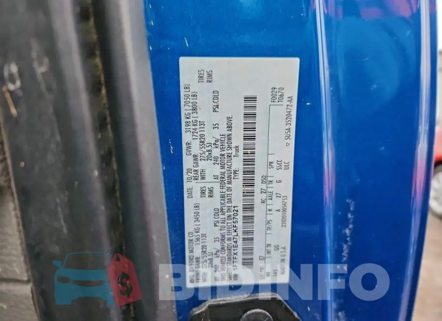 1FTFX1E47LKF57021 Photo# 12