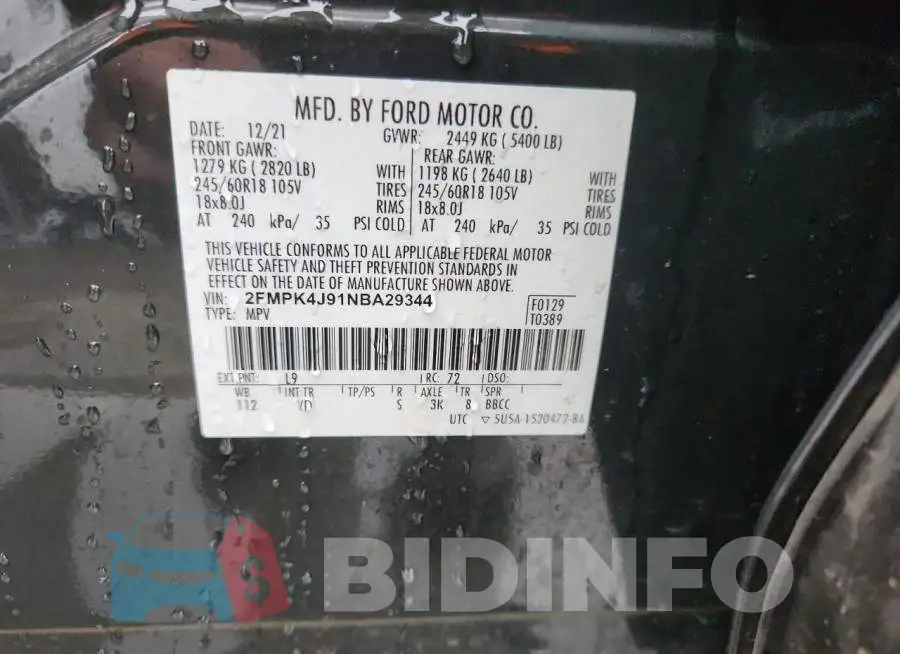 2FMPK4J91NBA29344 Photo# 13