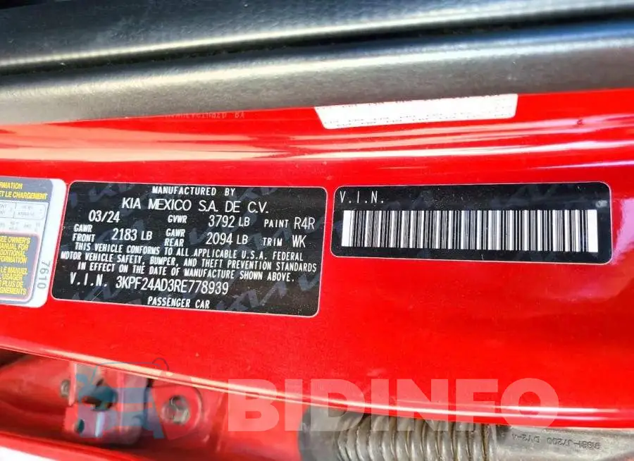 3KPF24AD3RE778939 Photo# 12