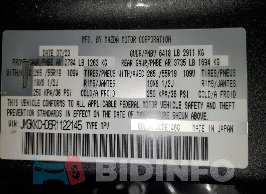 JM3KKCHD6R1122145 Photo# 13