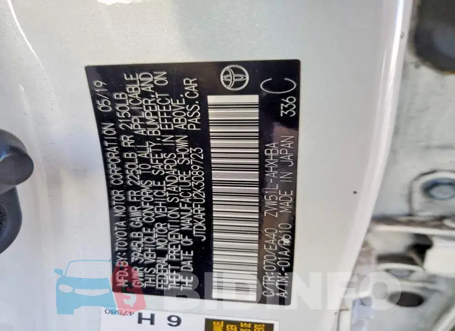JTDKARFU2K3089723 Photo# 12