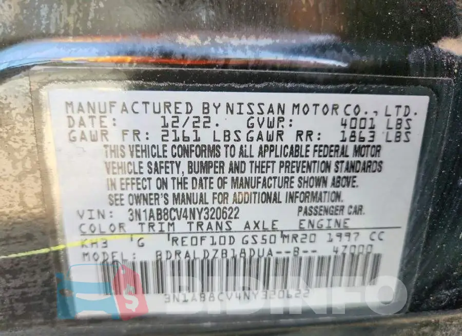 3N1AB8CV4NY320622 Photo# 12