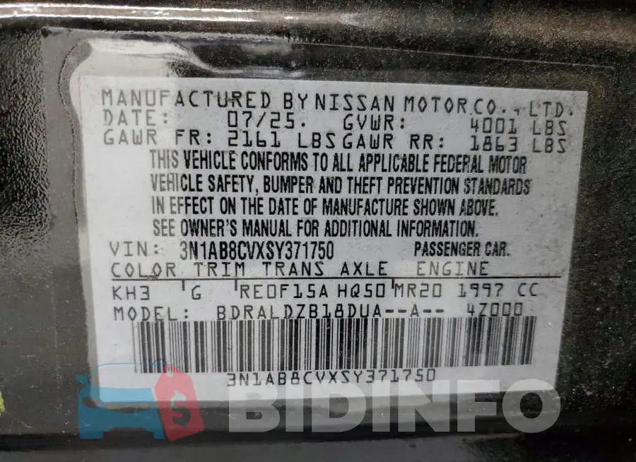 3N1AB8CVXSY371750 Photo# 13