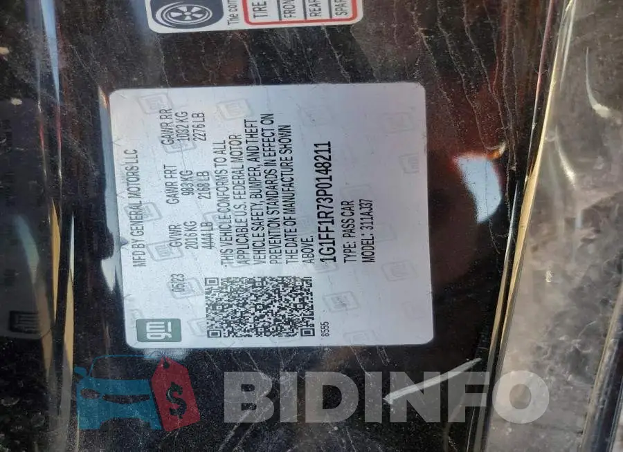 1G1FF1R73P0148211 Photo# 12