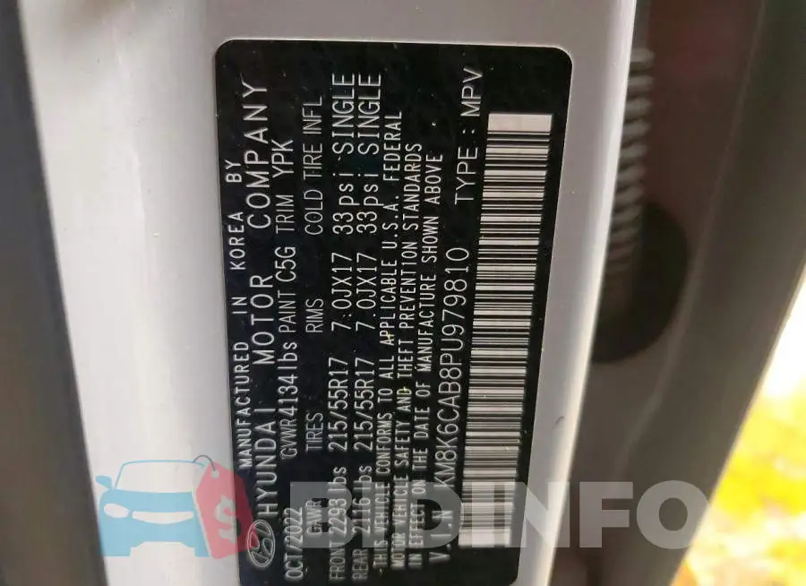 KM8K6CAB8PU979810 Photo# 14