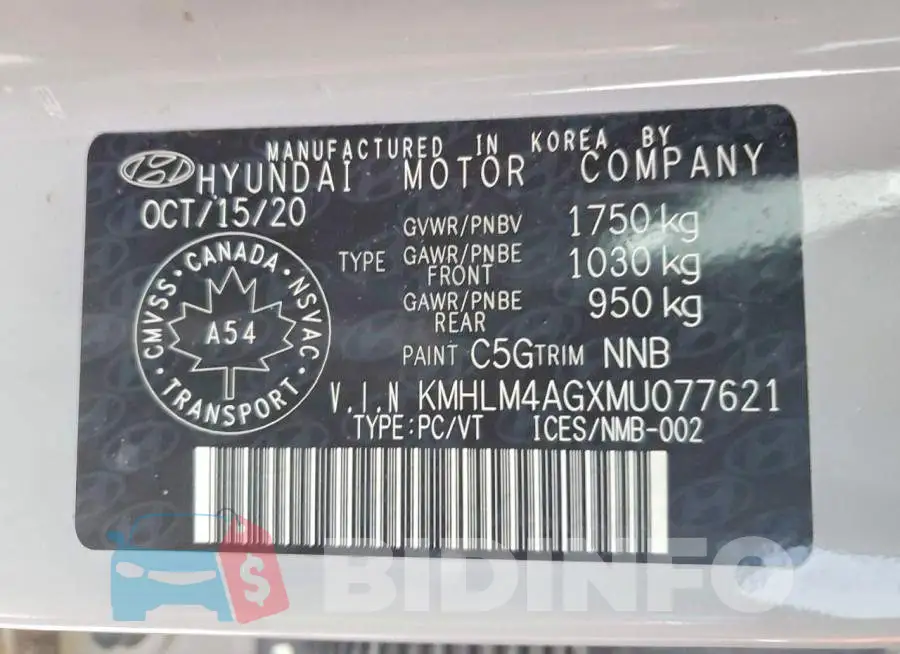 KMHLM4AGXMU077621 Photo# 13