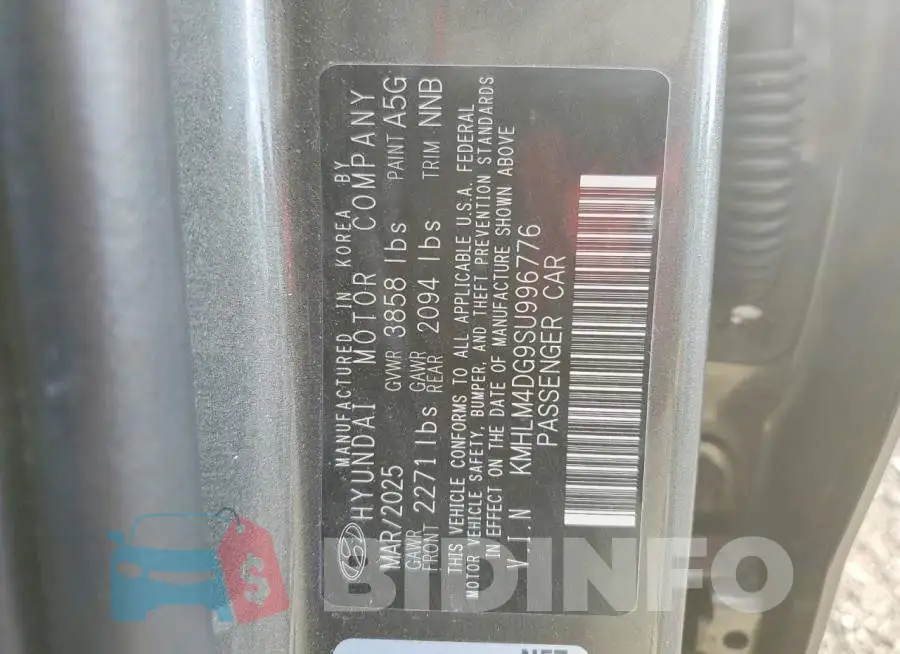 KMHLM4DG9SU996776 Photo# 12