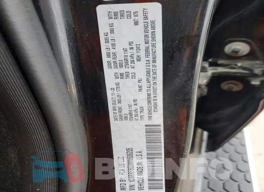 1C6RRFBG8MN606205 Photo# 12