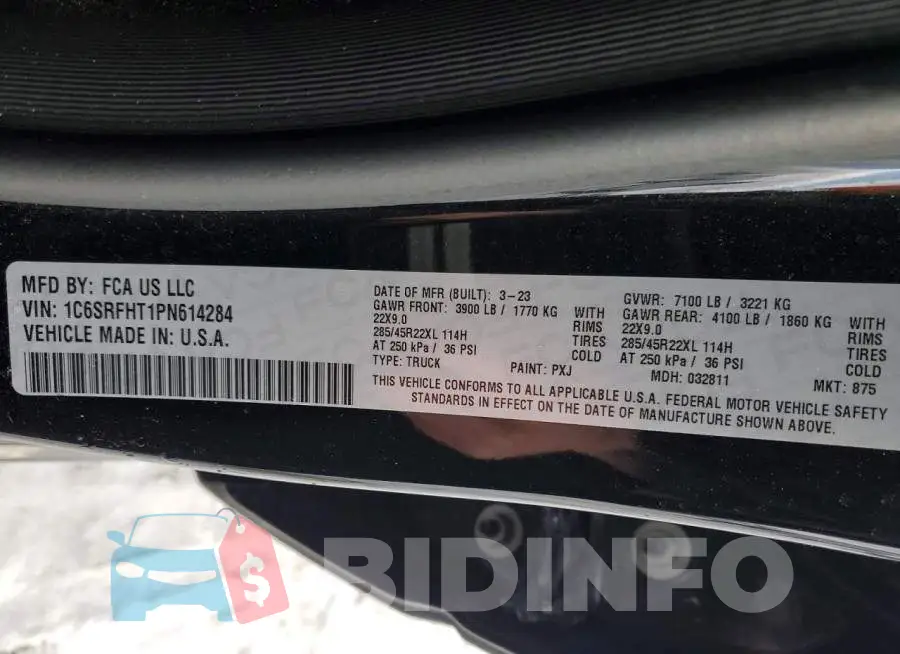 1C6SRFHT1PN614284 Photo# 12