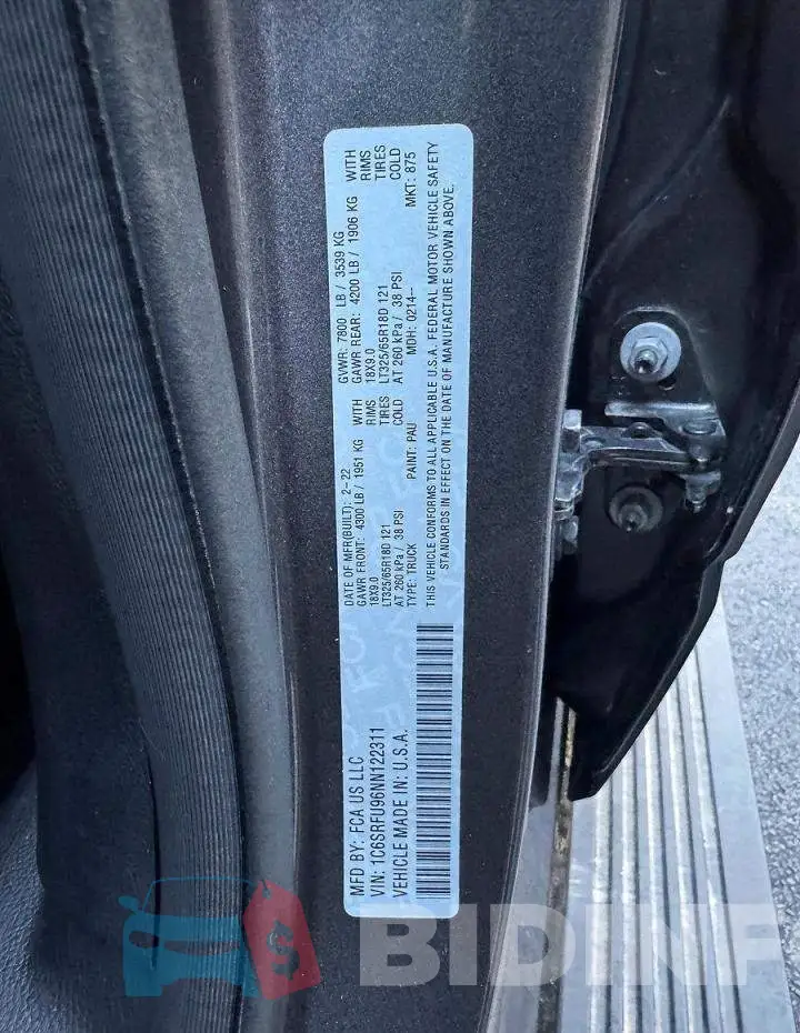 1C6SRFU96NN122311 Photo# 10