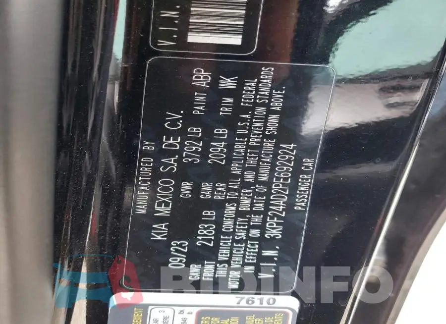 3KPF24AD2PE692924 Photo# 12