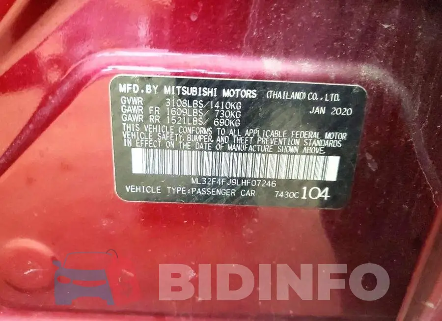 ML32F4FJ9LHF07246 Photo# 12