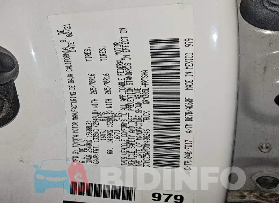 3TMCZ5AN3MM408246 Photo# 13