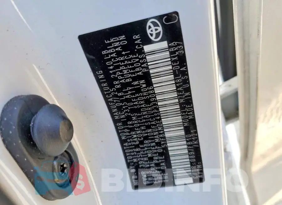 5YFB4MDE4SP339086 Photo# 13