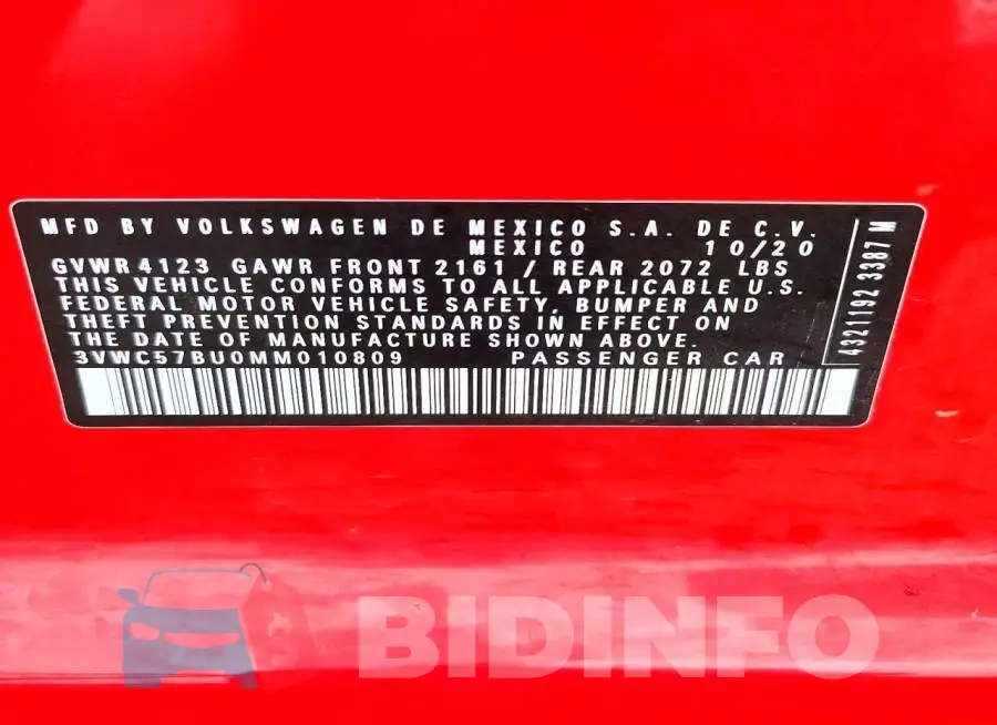 3VWC57BU0MM010809 Photo# 10