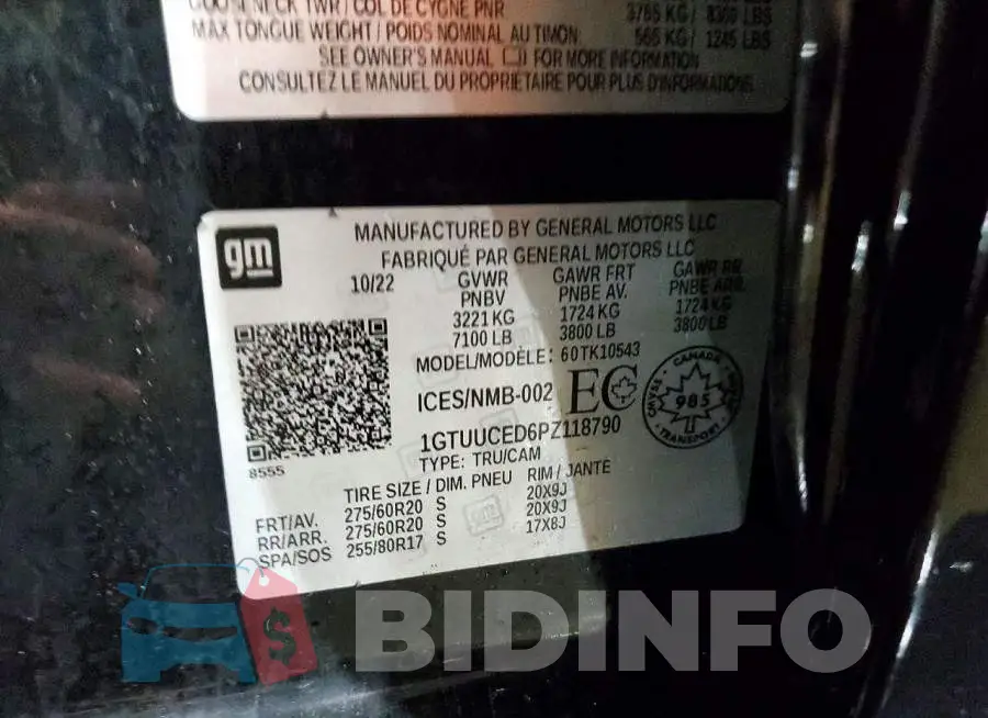 1GTUUCED6PZ118790 Photo# 13