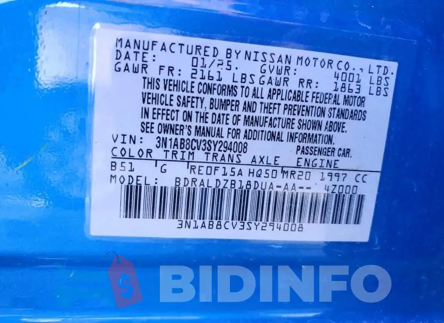3N1AB8CV3SY294008 Photo# 12