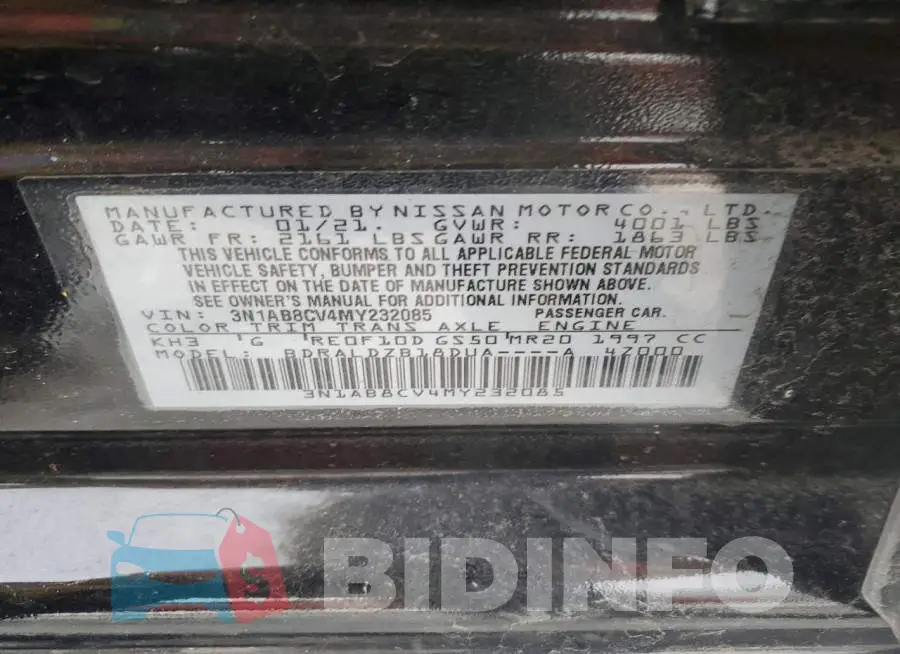 3N1AB8CV4MY232085 Photo# 12