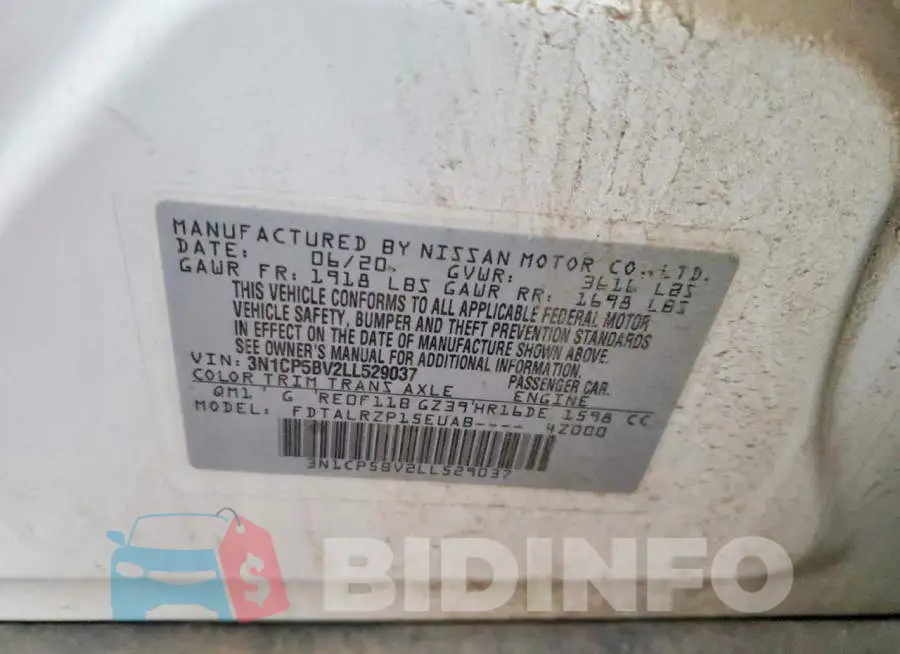 3N1CP5BV2LL529037 Photo# 13