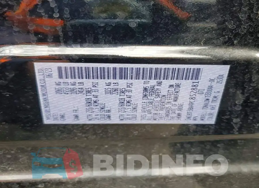 5N1BT3BA4PC852881 Photo# 13