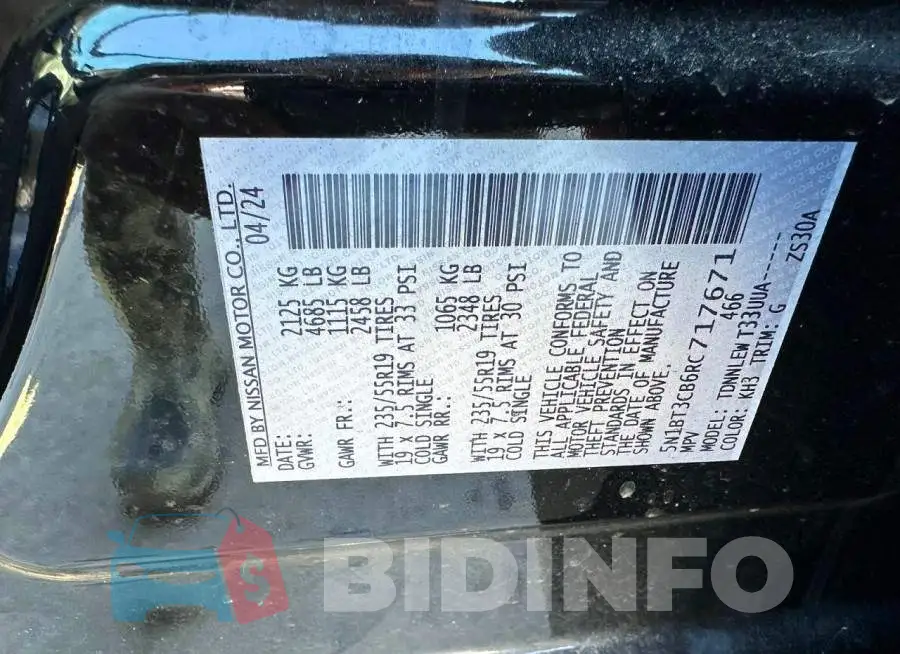 5N1BT3CB6RC717671 Photo# 10