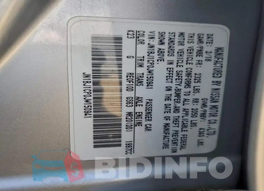 JN1BJ1CP0JW150941 Photo# 12