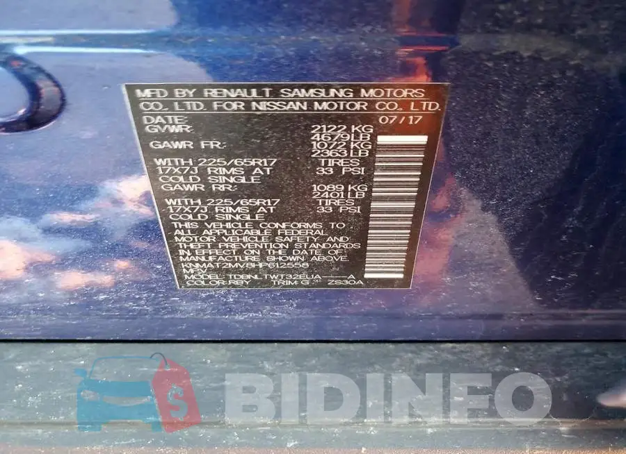 KNMAT2MV8HP612558 Photo# 13