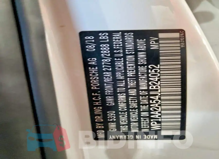 WP1AA2A54JLB24052 Photo# 13