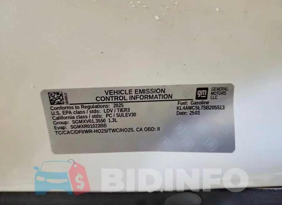 KL4AMCSL7SB205513 Photo# 13