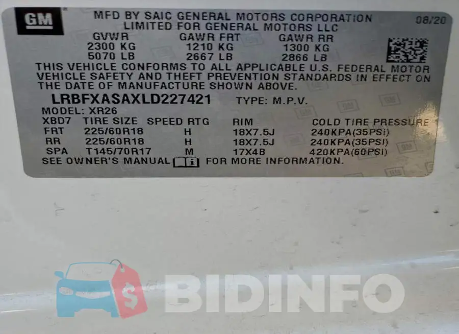 LRBFXASAXLD227421 Photo# 14