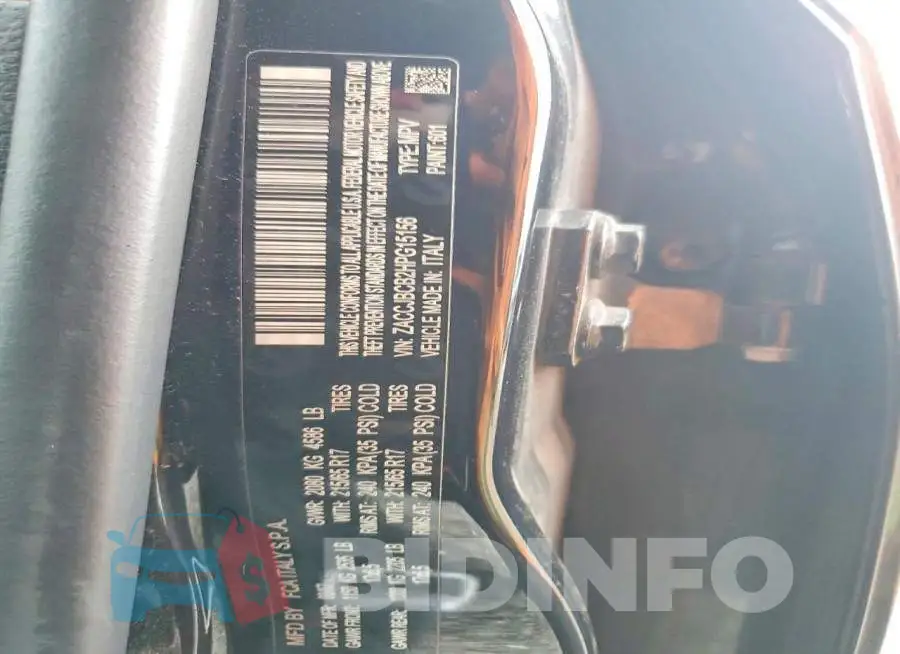 ZACCJBCB2HPG15156 Photo# 13