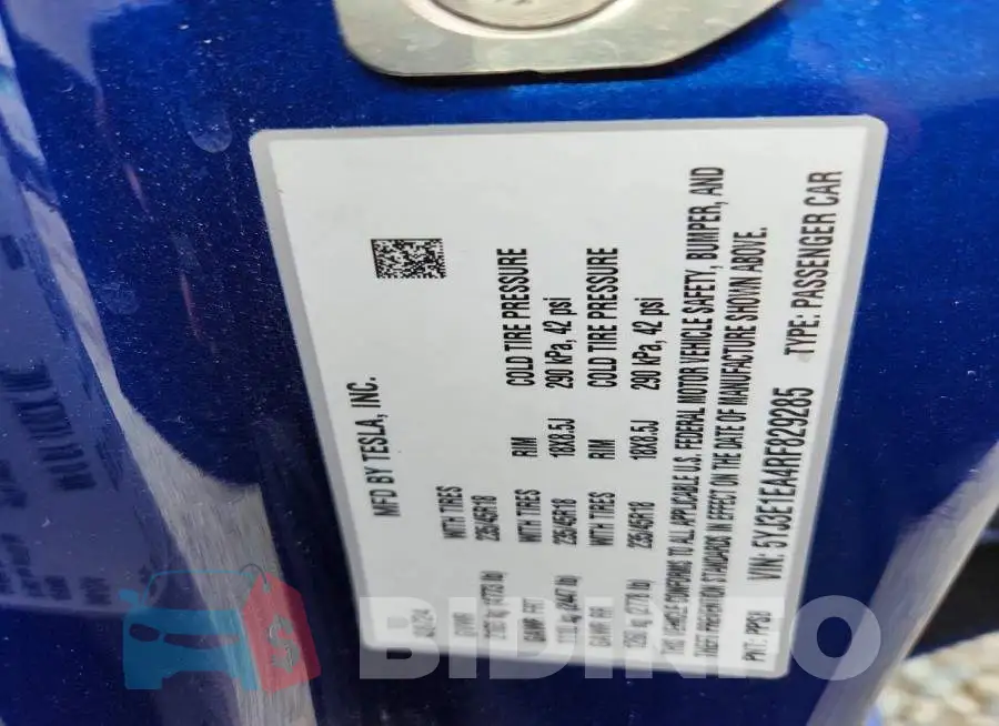 5YJ3E1EA4RF829285 Photo# 12