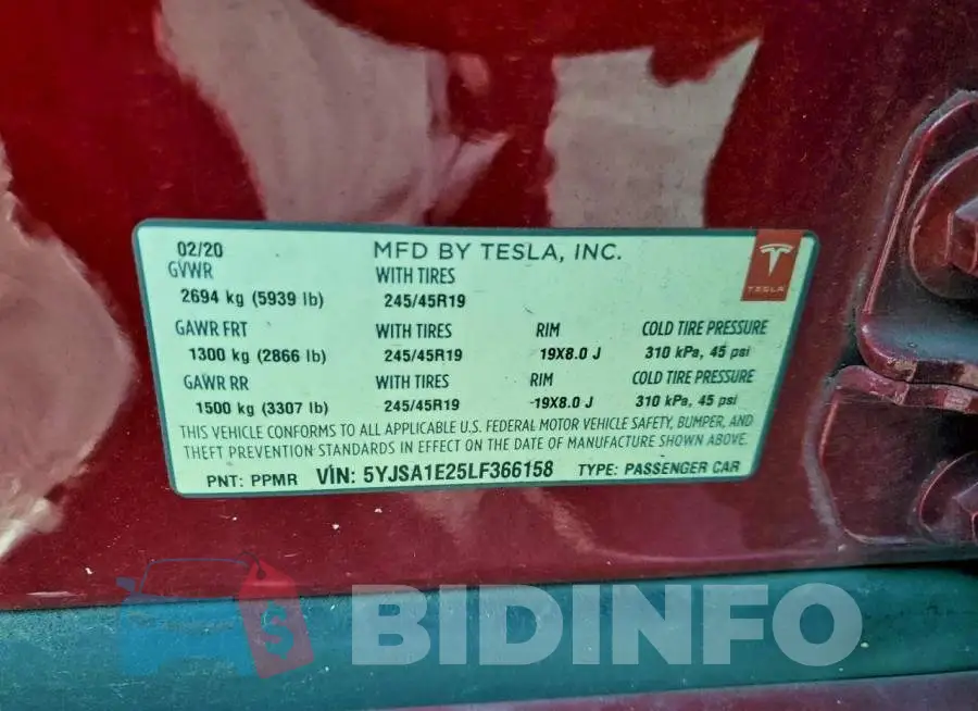 5YJSA1E25LF366158 Photo# 12