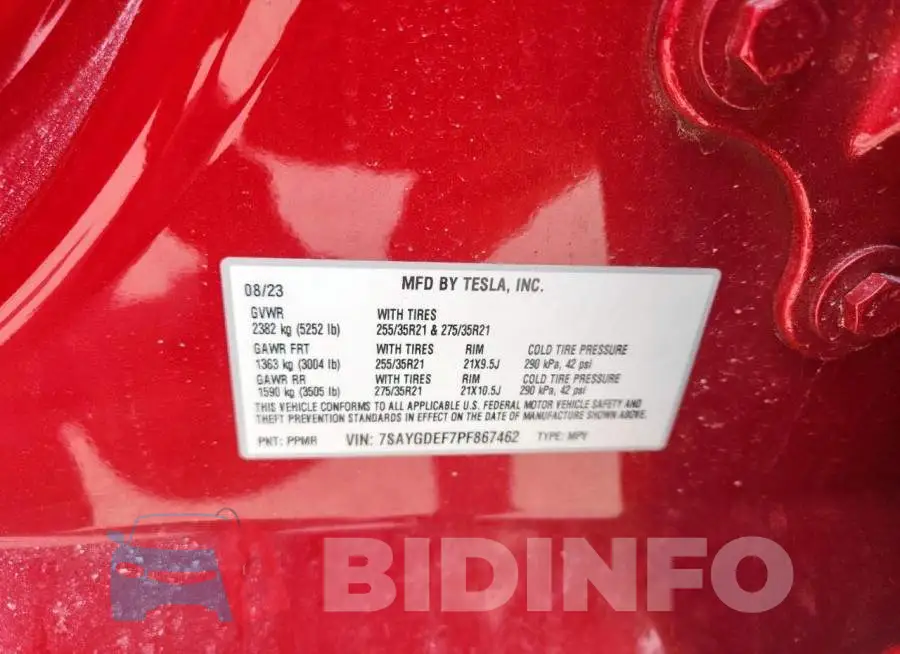 7SAYGDEF7PF867462 Photo# 12