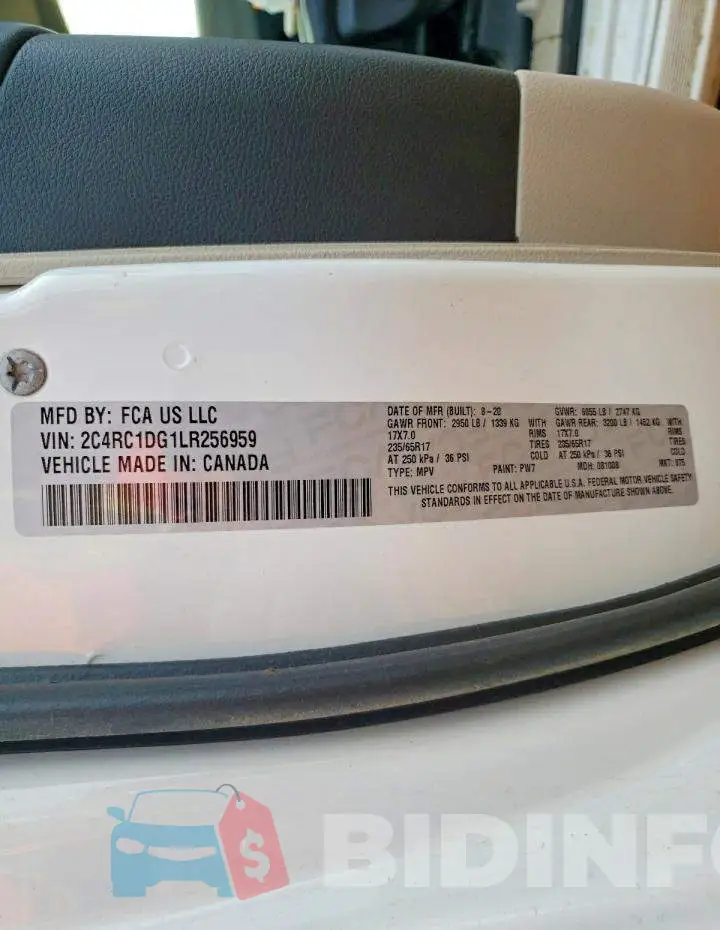 2C4RC1DG1LR256959 Photo# 13